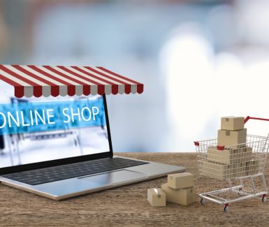 online-shopping-with-computer-notebook-shopping-cart